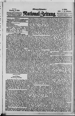 Nationalzeitung vom 13.05.1888