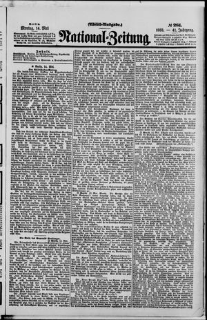 National-Zeitung vom 14.05.1888