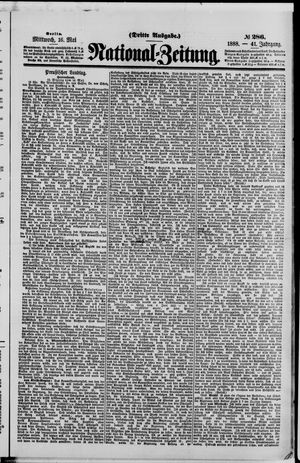 Nationalzeitung vom 16.05.1888