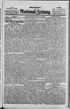 Nationalzeitung vom 17.05.1888