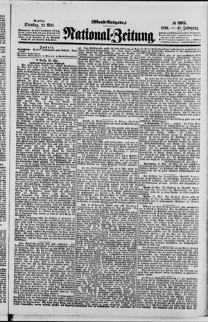 Nationalzeitung vom 22.05.1888