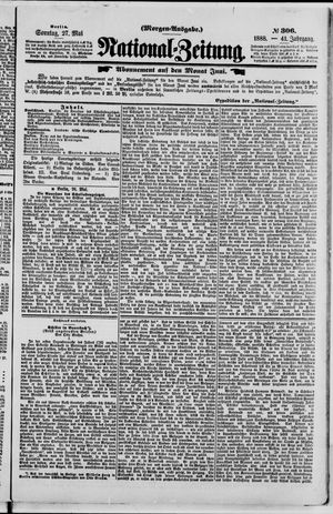 Nationalzeitung vom 27.05.1888