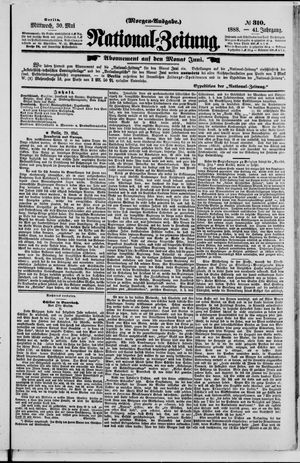 Nationalzeitung vom 30.05.1888