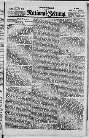 Nationalzeitung vom 31.05.1888