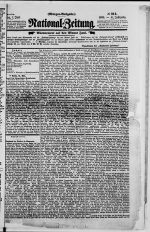 Nationalzeitung vom 01.06.1888