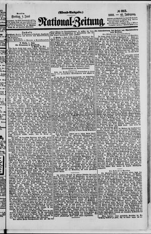 Nationalzeitung vom 01.06.1888