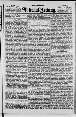 Nationalzeitung vom 02.06.1888