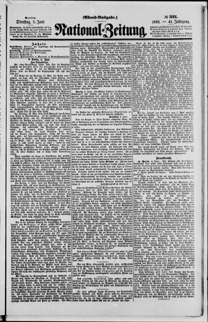 Nationalzeitung vom 05.06.1888