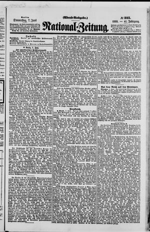 Nationalzeitung vom 07.06.1888