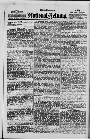 Nationalzeitung vom 11.06.1888