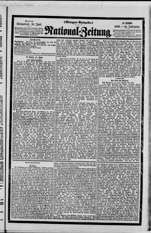 National-Zeitung vom 16.06.1888