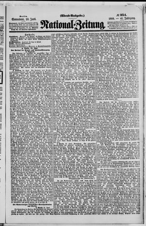 National-Zeitung vom 23.06.1888