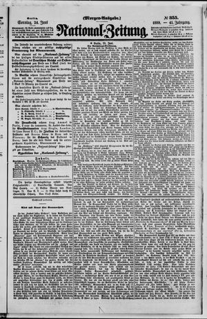 Nationalzeitung vom 24.06.1888