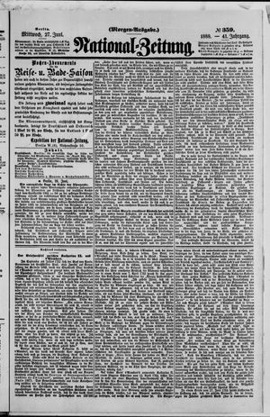 National-Zeitung vom 27.06.1888