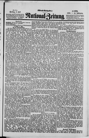 Nationalzeitung vom 06.07.1888