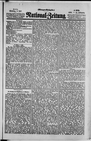 National-Zeitung vom 08.07.1888