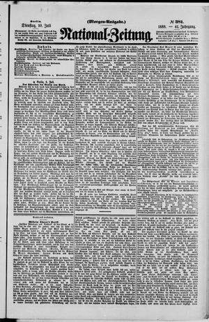 National-Zeitung vom 10.07.1888