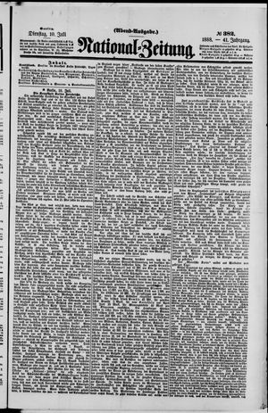 National-Zeitung vom 10.07.1888