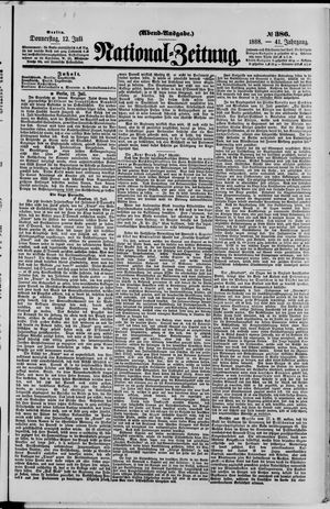 Nationalzeitung vom 12.07.1888