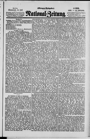 Nationalzeitung vom 14.07.1888