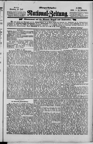 Nationalzeitung vom 15.07.1888