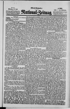 National-Zeitung vom 16.07.1888