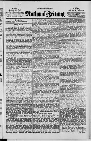National-Zeitung vom 20.07.1888