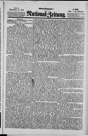 Nationalzeitung vom 21.07.1888