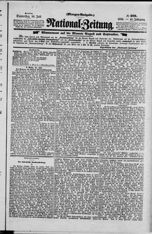Nationalzeitung vom 26.07.1888