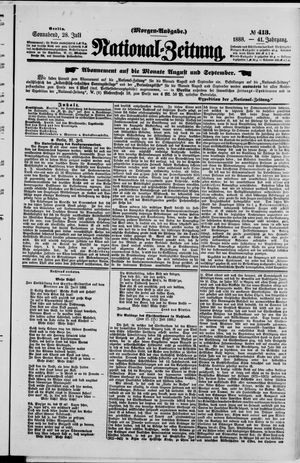 National-Zeitung vom 28.07.1888
