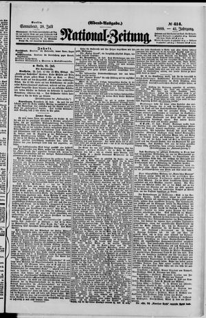 National-Zeitung vom 28.07.1888