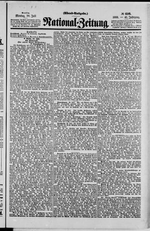 National-Zeitung on Jul 30, 1888