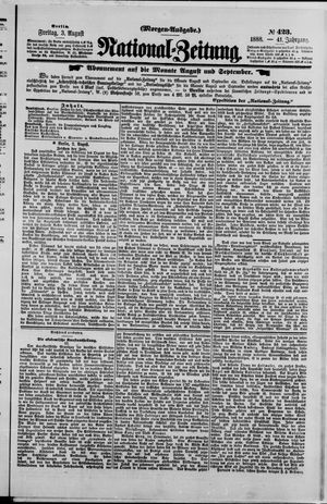 National-Zeitung vom 03.08.1888