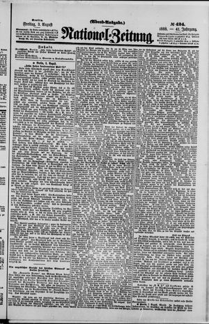 National-Zeitung vom 03.08.1888