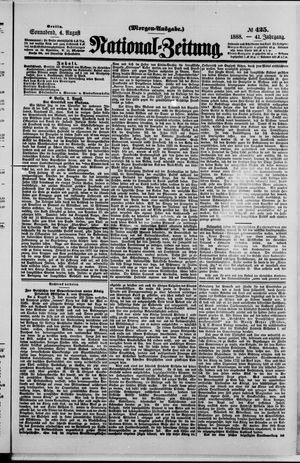 National-Zeitung vom 04.08.1888