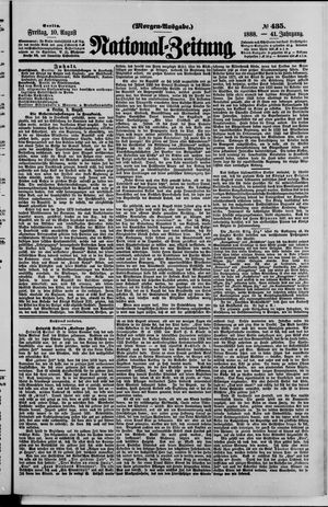 Nationalzeitung vom 10.08.1888