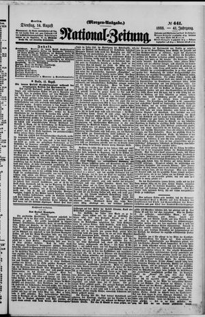 National-Zeitung vom 14.08.1888