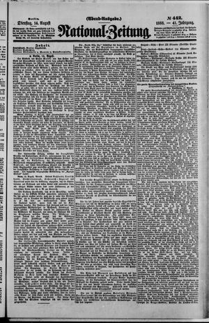 National-Zeitung vom 14.08.1888