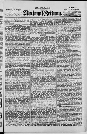 National-Zeitung vom 22.08.1888