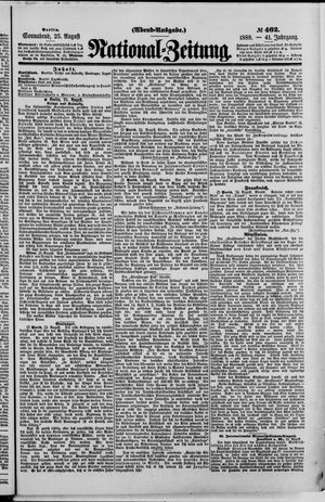 National-Zeitung vom 25.08.1888