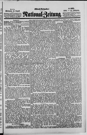 National-Zeitung vom 29.08.1888