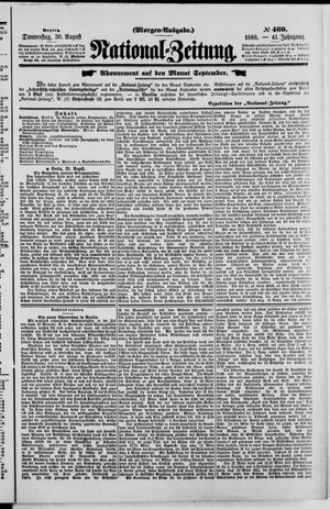 National-Zeitung vom 30.08.1888