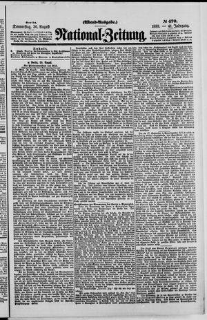 National-Zeitung vom 30.08.1888