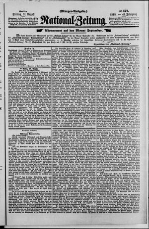 National-Zeitung vom 31.08.1888