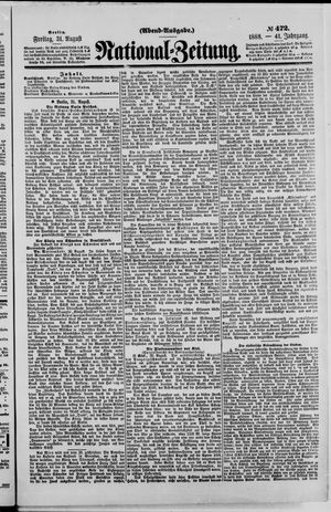 National-Zeitung vom 31.08.1888