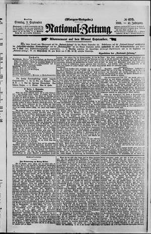 National-Zeitung vom 02.09.1888