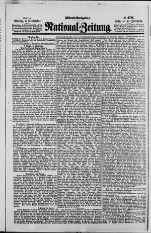 National-Zeitung vom 03.09.1888