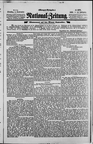 National-Zeitung vom 04.09.1888