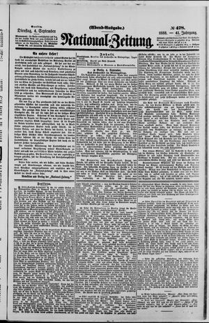 National-Zeitung vom 04.09.1888