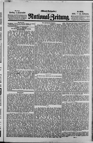 National-Zeitung vom 07.09.1888